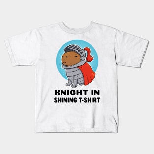 Knight in shining t-shirt Capybara Knight Kids T-Shirt